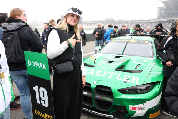 Bahnrad-Ass Lea Sophie Friedrich erlebte die DTM in Hockenheim hautnah