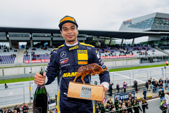 Zum zweiten Mal in der laufenden DTM-Saison stand Arjun Maini auf dem Treppchen