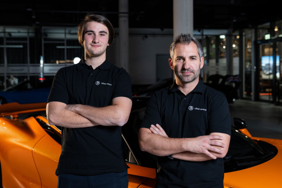 Glock und Dörr bilden das Fahrerduo von Dörr Motorsport