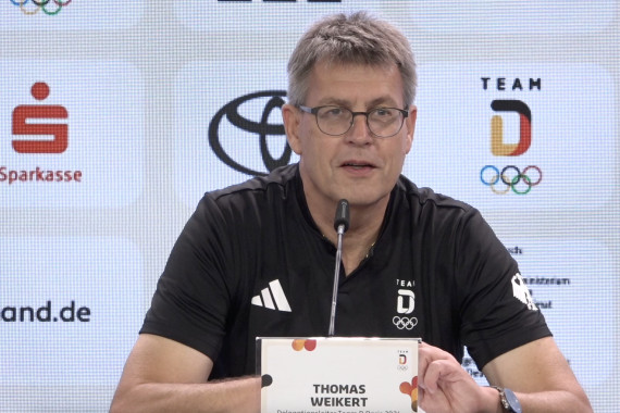 Im Rahmen der Abschluss-Pressekonferenz zieht DOSB-Präsident Thomas Weikert Bilanz zu den Olympischen Spielen und spricht über das Gemeinschaftsgefühl des Team D.