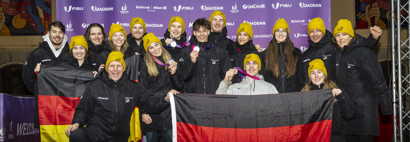 Torino 2025 FISU Games: Auch letzter Para-Wettkampftag mit Edelmetall gekrönt / Para Ski Alpin-Team