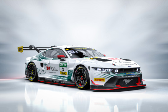 HRT zeigt erstes Design für den Ford Mustang GT3