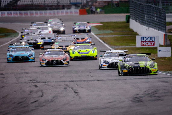 Der Start in das vorletzte Saisonrennen auf dem Hockenheimring Baden-Württemberg