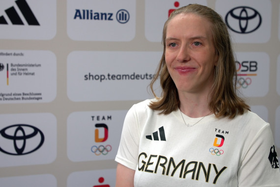 Im Interview spricht Franziska Brauße u.a. über die Olympischen Spiele und die neue Team-D-Kollektion.