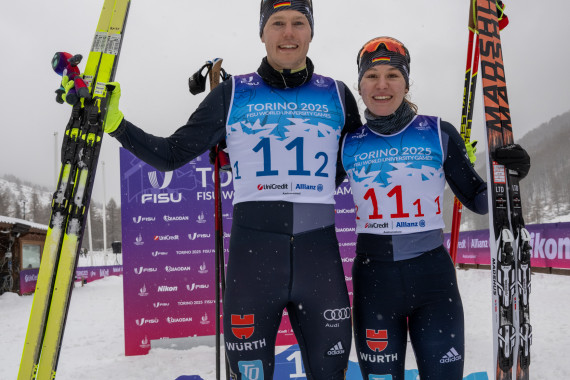 Historisches Gold im Skilanglauf und weitere Medaillen - Miriam Reisnecker und Marius Bauer