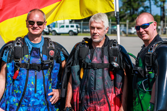 TAKE OFF Fehrbellin: Gerald Schmidt, Stefan Gilbert, Christian Busch