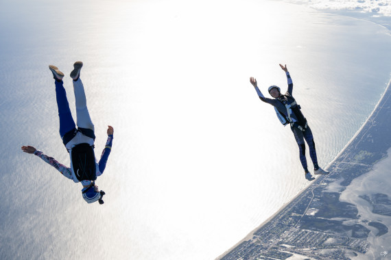 Freestyler Lena Plumpe und Christian Kaufmann