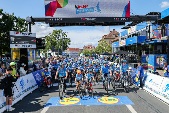 Start der Bikeparade in Schweinfurt