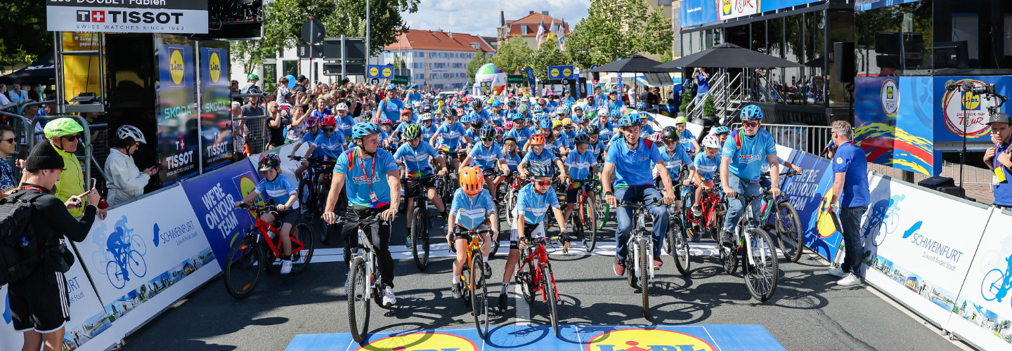 Start der Bikeparade in Schweinfurt