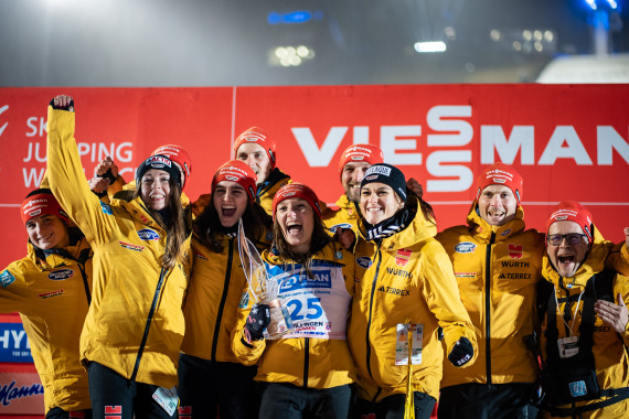 Die deutschen Skispringerinnen