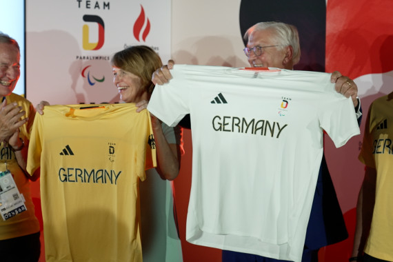 Footage vom Empfang des Bundespräsidenten Frank-Walter Steinmeier im "House of Friends". Außerdem feierten die Gäste die Verlängerung der Partnerschaft des DSGV mit dem Team Deutschland und dem Team Deutschland Paralympics.