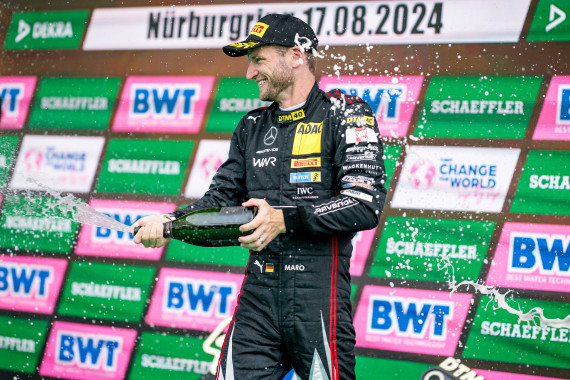 Bereits zum vierten Mal jubelte Maro Engel diese Saison auf dem Podium