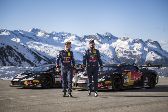 Mirko Bortolotti und Nicki Thiim (l-r) bilden das Line-up von Abt Sportsline