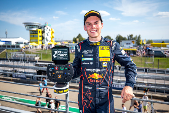 Erstmals schaffte es Thierry Vermeulen aufs DTM-Podium