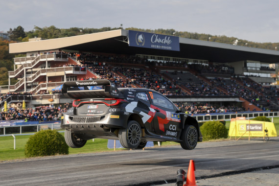 Der achtfache WRC-Champien Sébastien Ogier (Toyota) beendete Tag 1 der Central European Rally als Gesamtführender