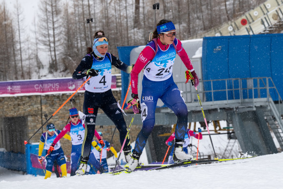 Torino 2025 FISU Games: Luise Müller gewinnt erste Biathlon-Medaille bei den FISU Games in Turin / Müller