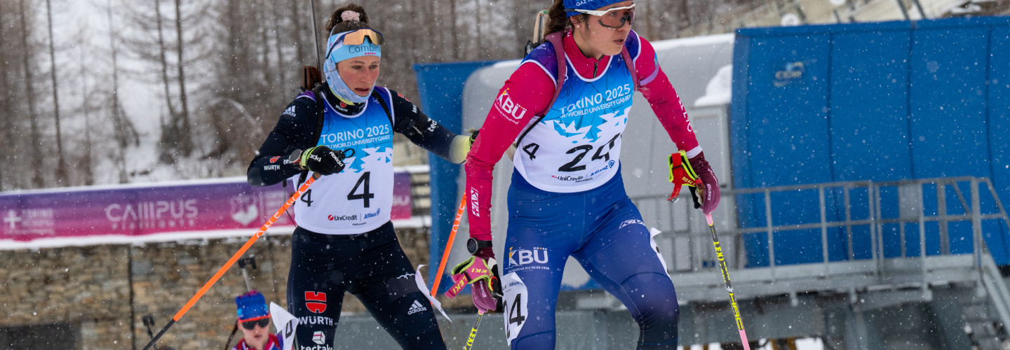 Torino 2025 FISU Games: Luise Müller gewinnt erste Biathlon-Medaille bei den FISU Games in Turin / Müller