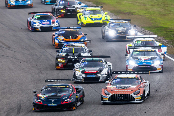 Der Start in das Sonntagsrennen auf dem Hockenheimring